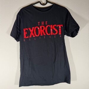 Halloween Horror Nights 2023 The Exorcist Believer Black T-Shirt Size Small